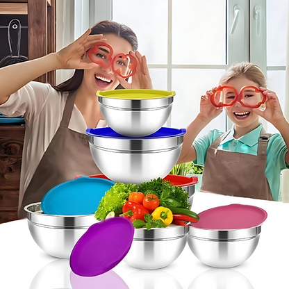 Set de 7 Bowls con tapa